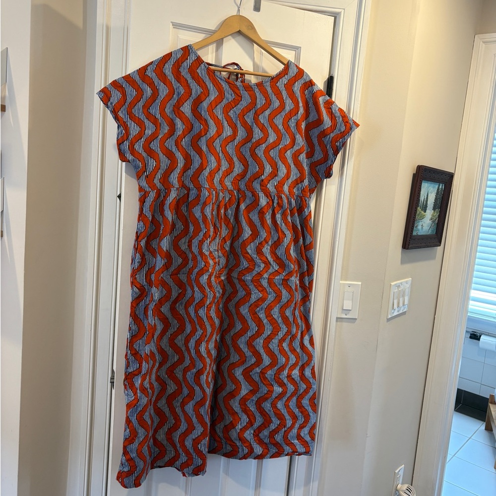 YEVU Kaftan Dress in Mind Your Business pattern - 2X